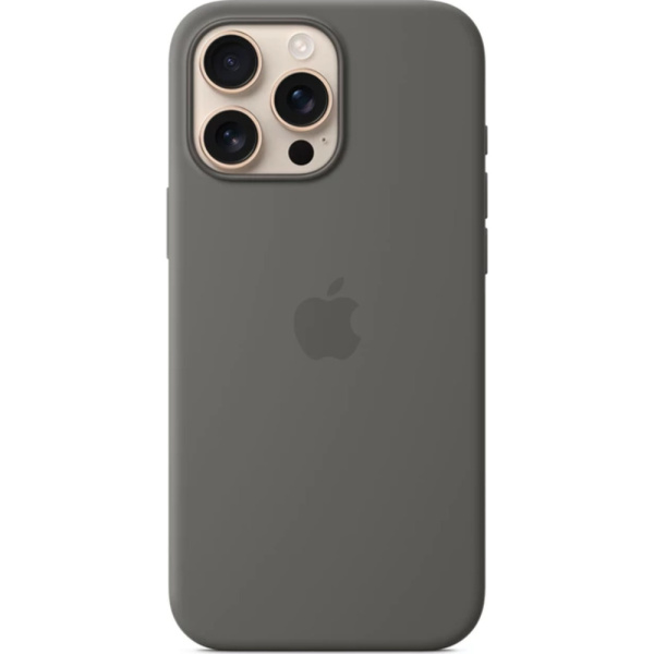 Apple для iPhone 16 Pro Max Silicone с MagSafe серый 4